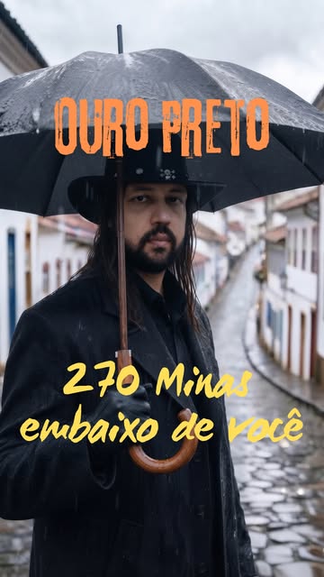 A cidade bebeu água de dentro das próprias minas de ouro Você sabia disso? 👇 #ouropreto #mariana #minasgerais #histo...