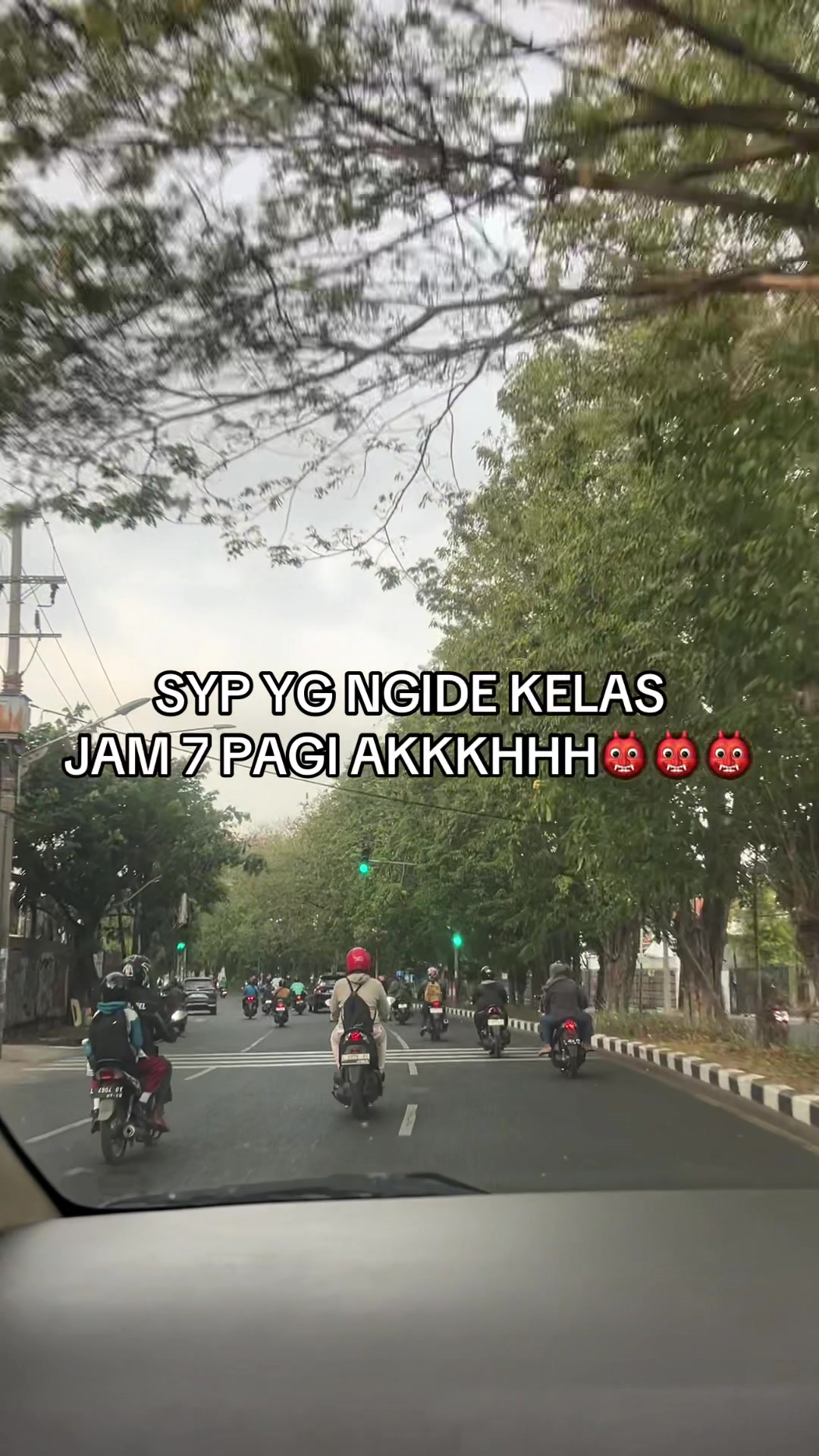 hapuskan kls pagi.....NGANTUKKK #kuliah #mahasiswatua #maba #bump