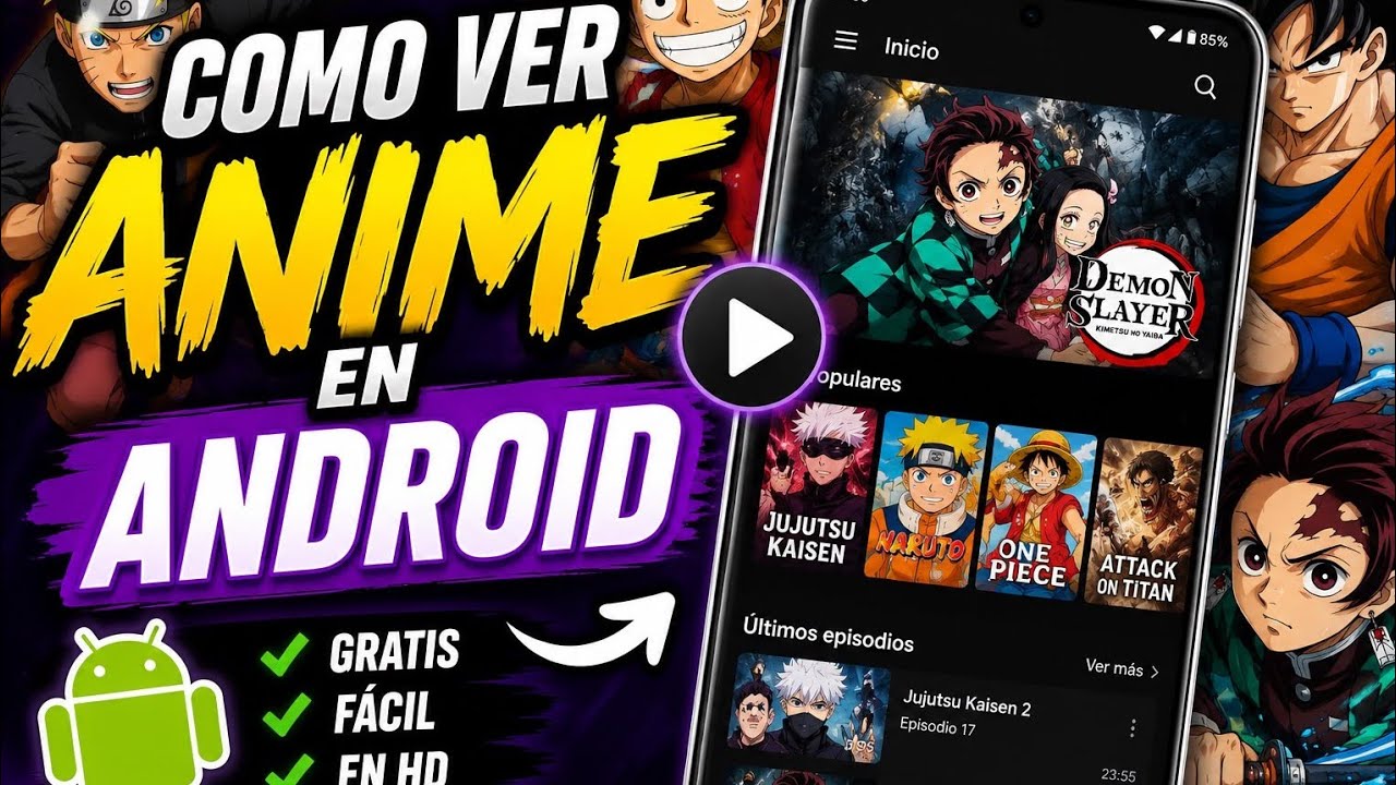 😱 Cómo Ver Anime GRATIS en Android 2026 | La Mejor App En este video te muestro una forma sencilla de disfrutar tus...