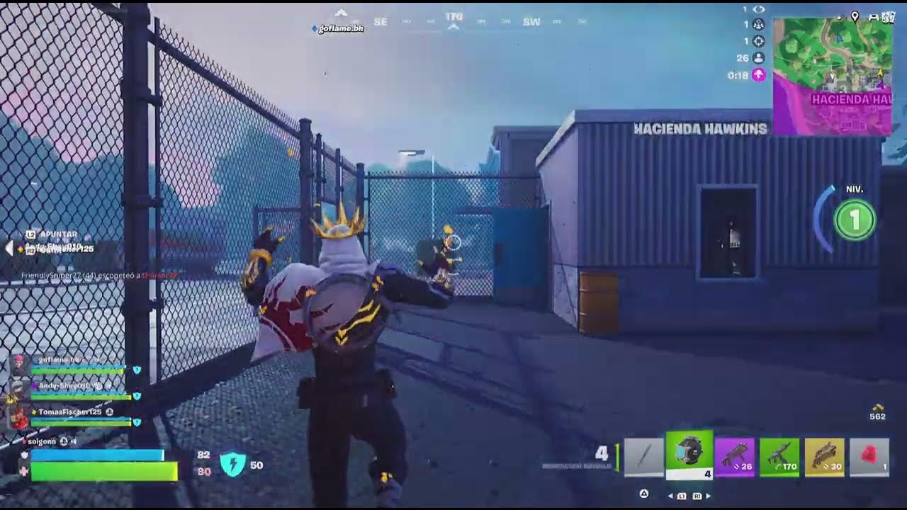 Primer partida de Fortnite
