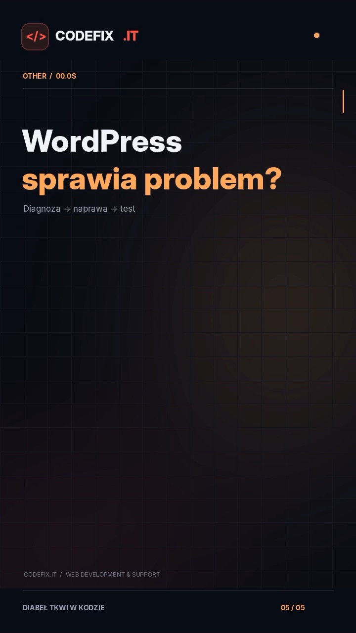 CodeFix.IT | WordPress Troubleshooting