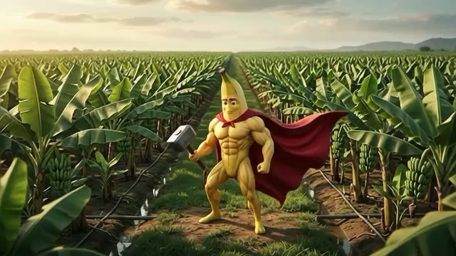 Banana superhero