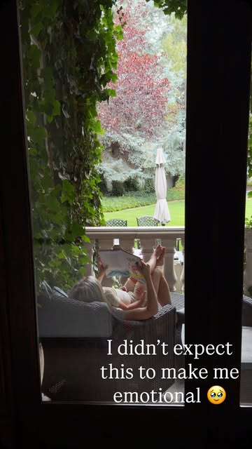 I remember being her age, curled up with my favorite book while my mom read to me… and now I get to watch my daughter...