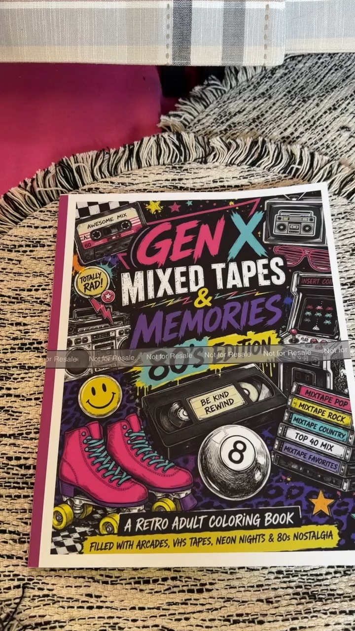 GenX Adult Coloring Book