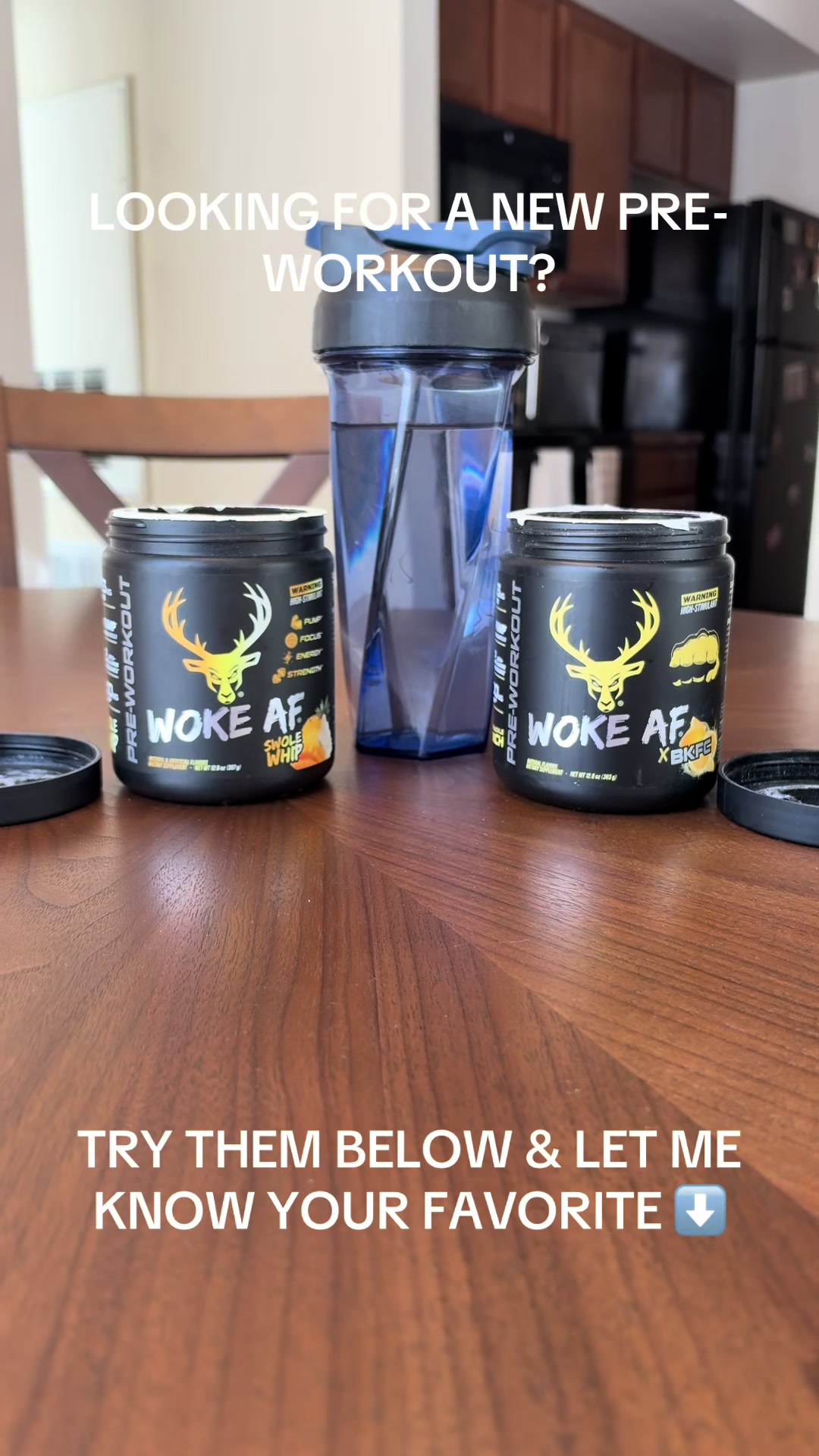 I’ve been using both of these pre workouts and ngl woke af is one of the best formulas on the market. Try them in my...