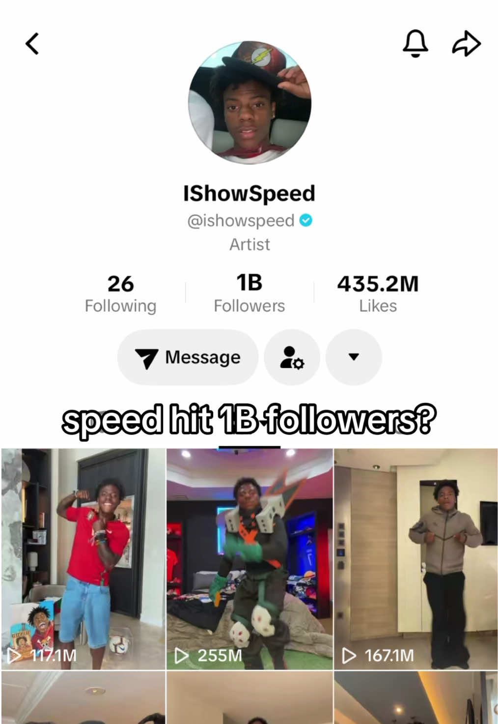 follow for a follow back?🤔 speed hit 1B followers🤯#fyp #viral #ishowspeed @IShowSpeed