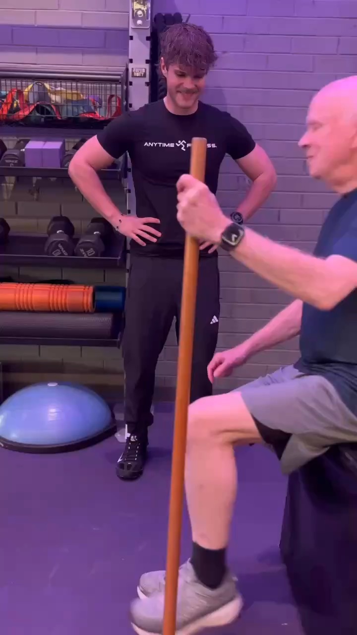 Workout with a client of mine