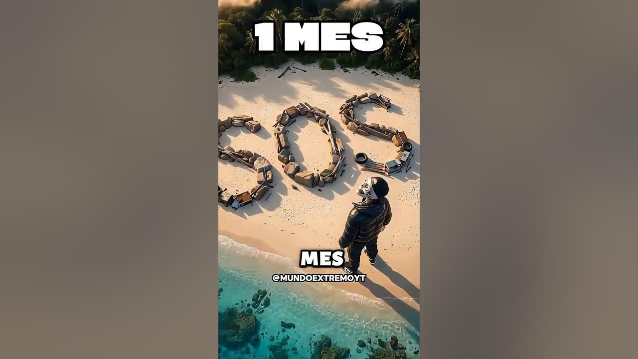 ¿Qué Harías si quedas NAUFRAGO en UNA ISLA? 😳 #shorts