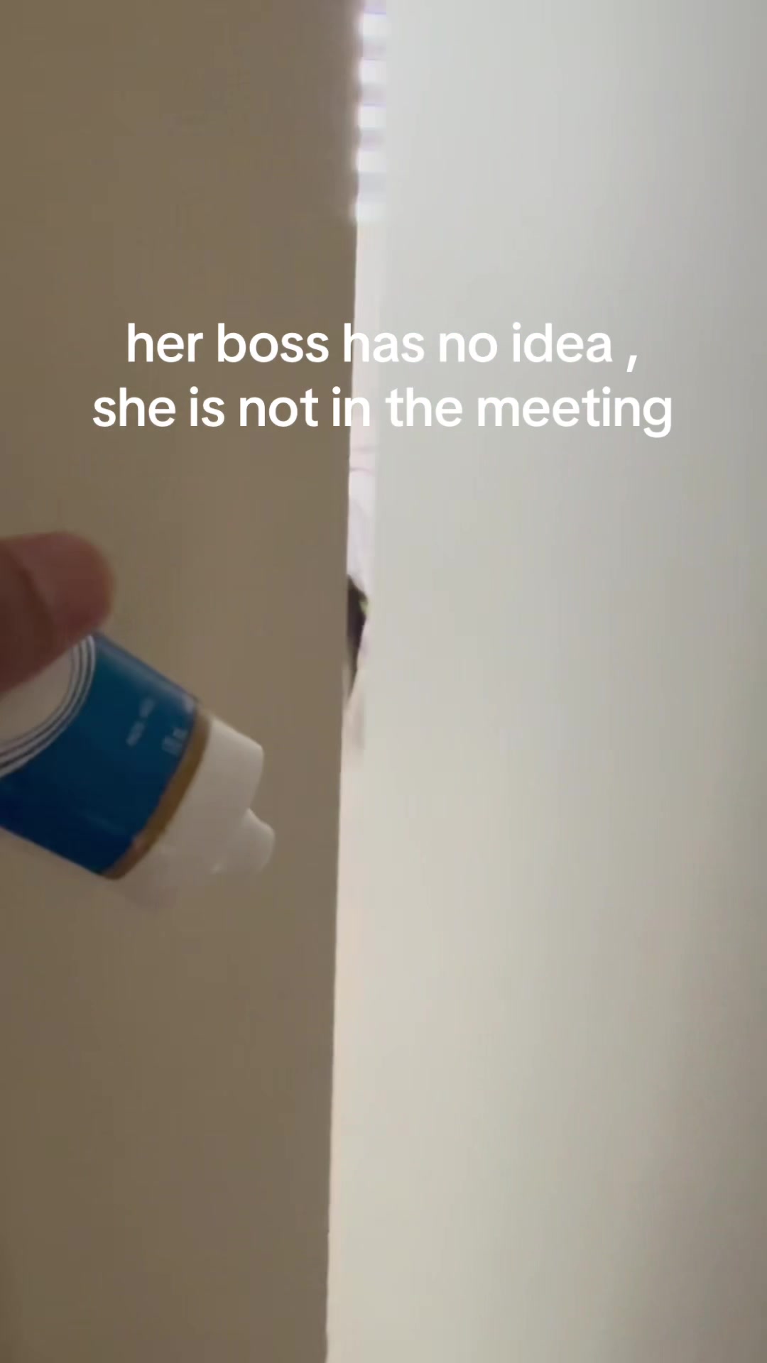 maybe i should just get her job #workfromhome #meetings #meetingroom #wfh #corporate