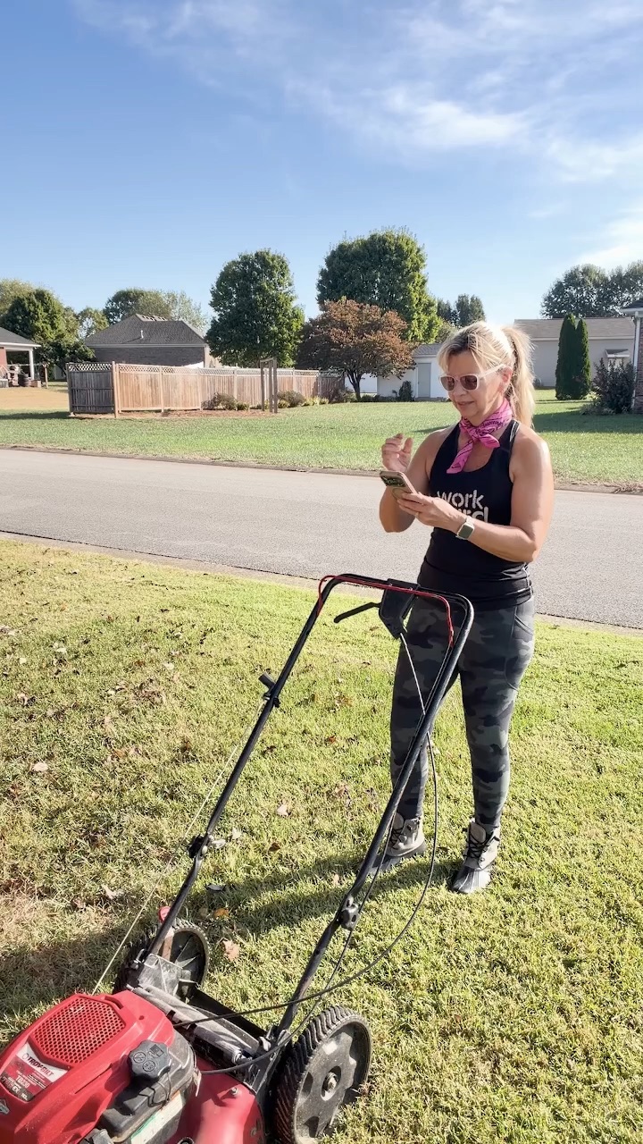 Mowing Yard