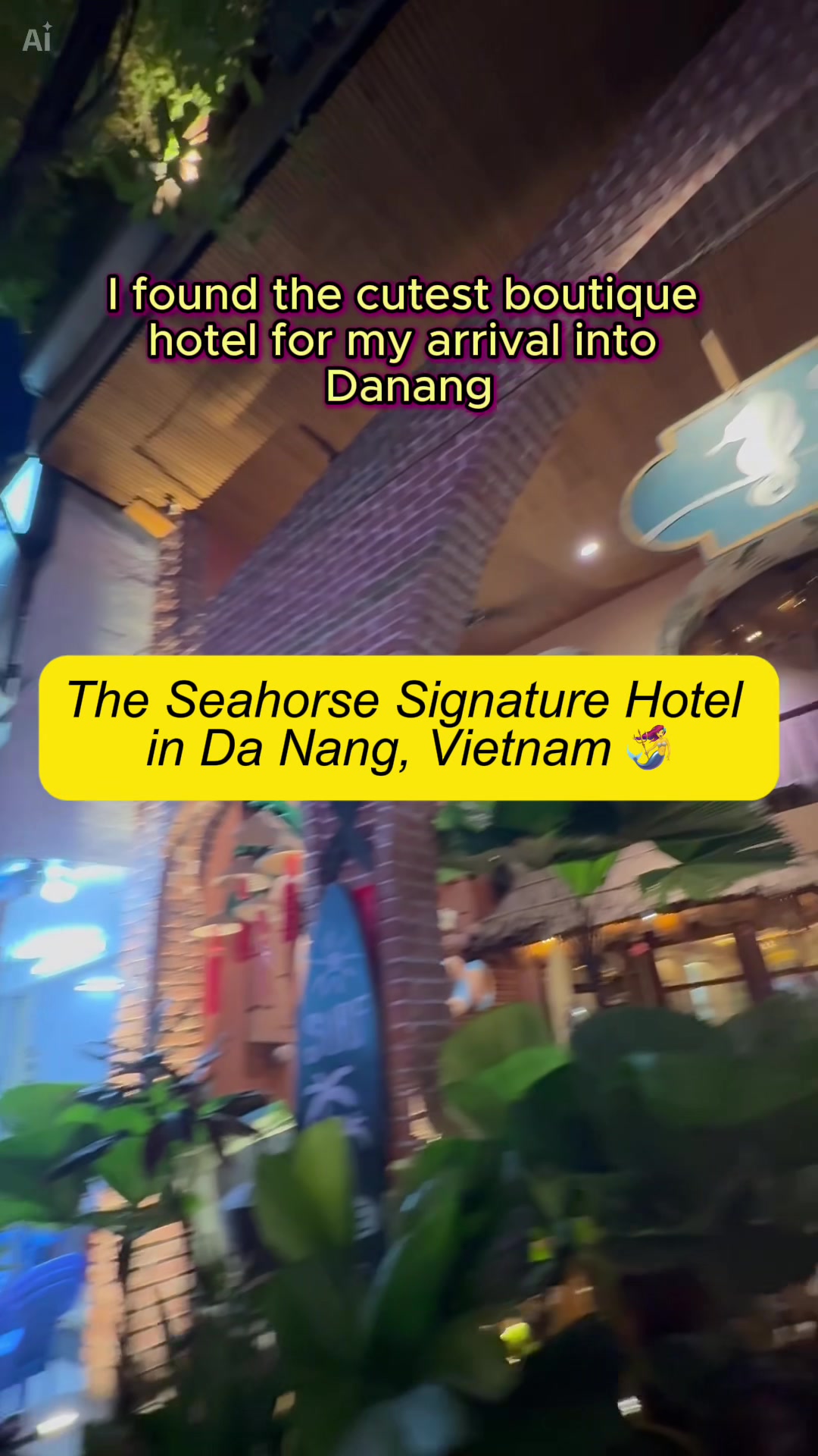 I really enjoyed my stay @Seahorse Có Gì Hót 🌊 So cute & affordable! Definitely recommend staying here when in #dana...