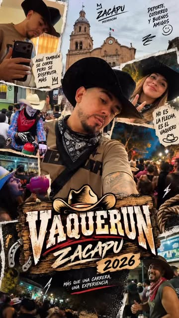 Evento deportivo de alto cotorreo y dudoso rendimiento. 🤠😂 Así se puso la Vaquerun Zacapu 2026. 🔥🐎 🏃🏻🏃🏼‍♀️