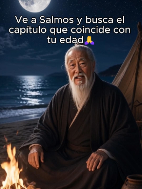 Ve a Salmos, busca el capítulo que coincide con tu edad y léelo completo🙏 #motivaciòn #fe #maestro #universo #DiosEs...