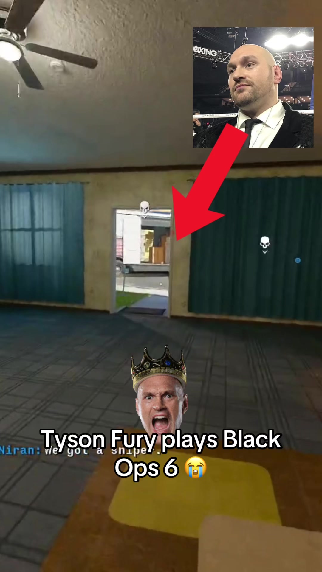 Tyson Fury plays Black Ops 6 😭 #foryou #fyp #funny #tysonfury #blackops #blackops6 #nuketown #darkmatter #callofduty...