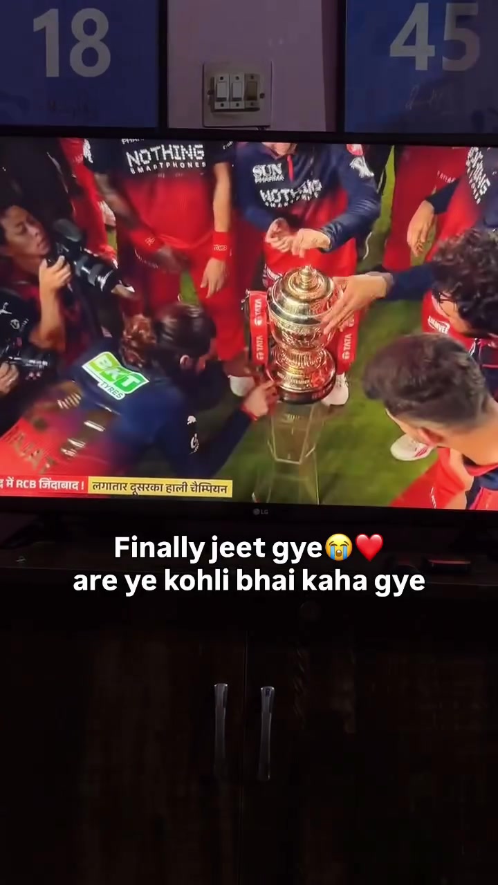 Back-to-back champions! 🏆🏆 Two years. Two trophies. One legacy. ❤️🔥 RCB proving that belief, patience, and passion...