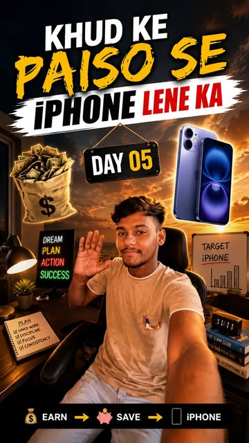 Khud ke paiso se iphone lene ka Day05😍📱#viral #viralreels #fyp #vlog #challangeaccepted