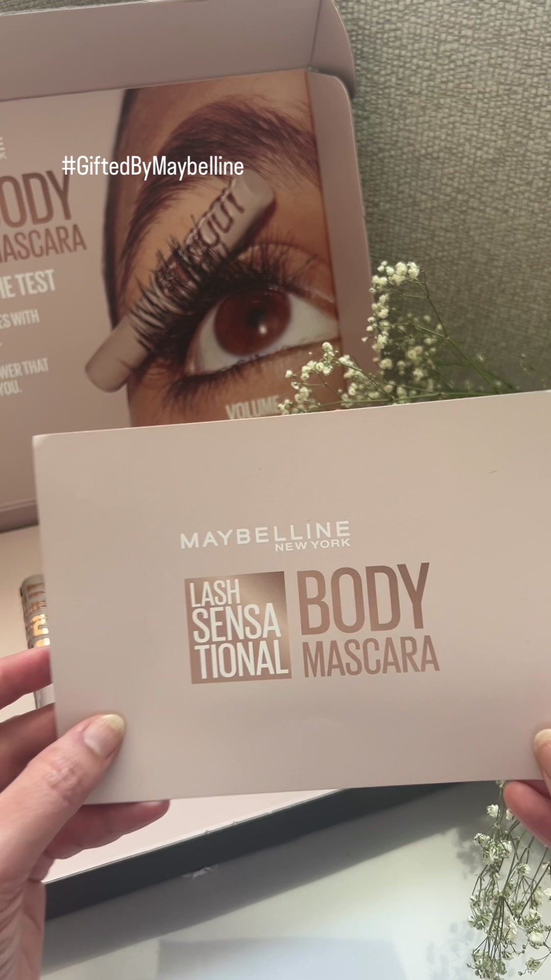 #GiftedByMaybelline #BodyMascaraLiftCheck @maybelline@Maybelline NY Thanks to Maybelline for the free product.