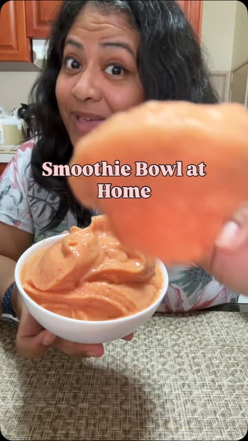 Trade in frozen food dyes with this yummy smoothie bowl instead. As always, thaw or defrost your frozen goods for a b...