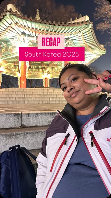 Recap of my trip to South Korea in November 2025. #Travel #fitness #food #missfitforfood #guam #southkorea