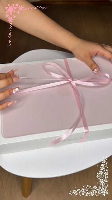 MacBook neo Blush unboxing 🎀🌸