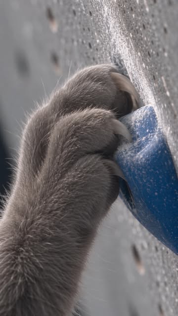 Kang saw the hold and took it 🐾🧗 #cat #climing #animal #funnycats