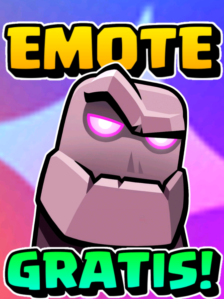 EMOTE GOLEM SUS GRATIS! #gaming #clashroyale #fyp #fypシ゚viral #fypシ