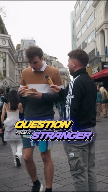 if Jack the Ripper was to ask you on a date you would say WHAT? 👀🤯😱🤔 this is ‘question from a stranger’ where @th...