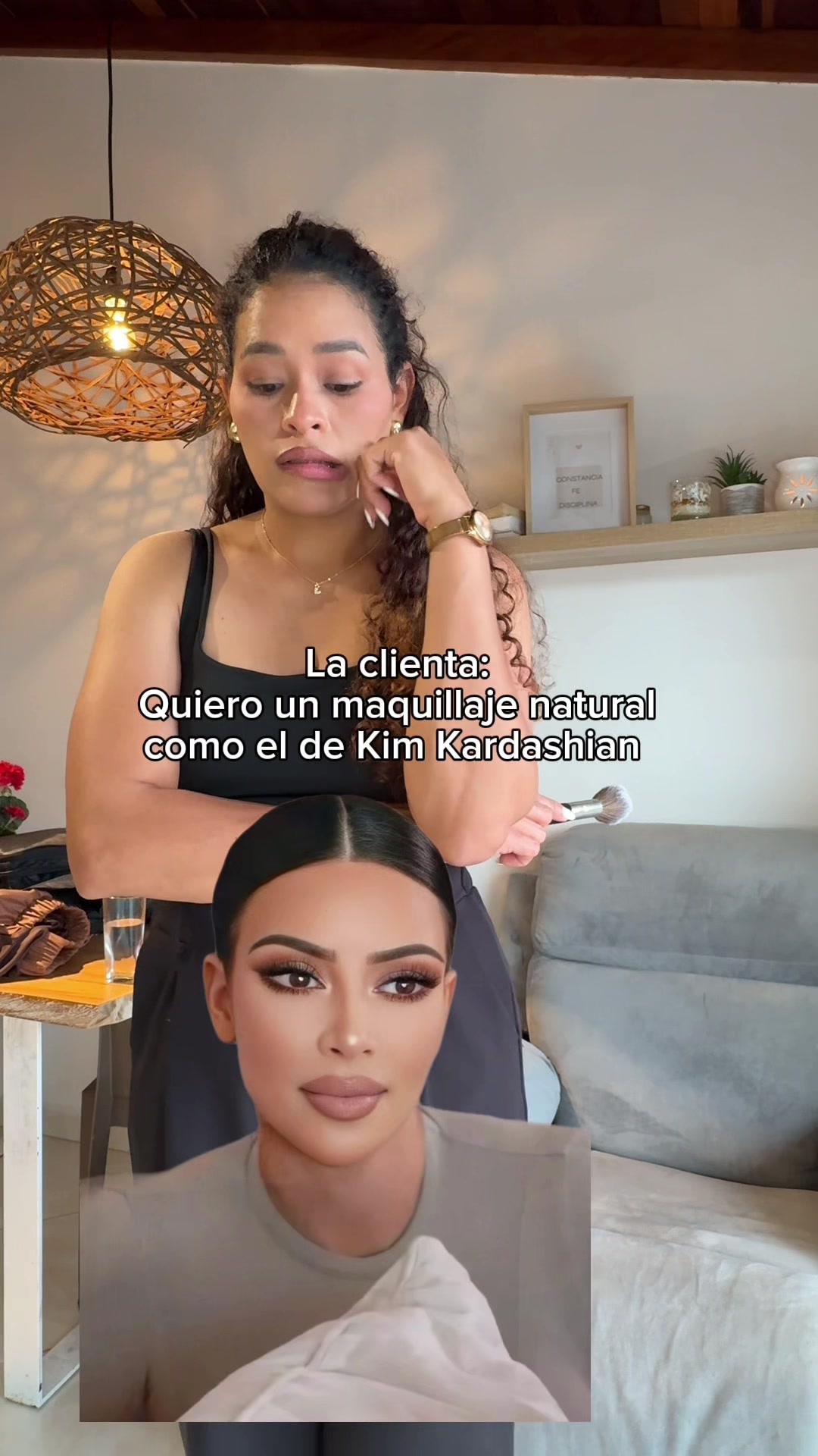 Un maquillaje natural 🫣🤭 #maquillaje #humor #makeup