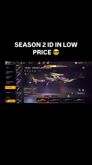 SEASON 2 IN LOW PRICE . . . . #freefire #freefireid #freefireshare