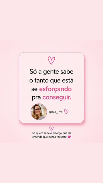 Tem coisa que ninguém vê: os dias difíceis, as escolhas, os recomeços e a vontade de desistir. Por isso, quando o res...