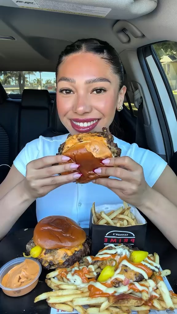 Smash burger mukbang