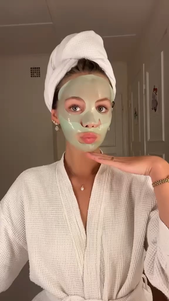 Night time skin care routine