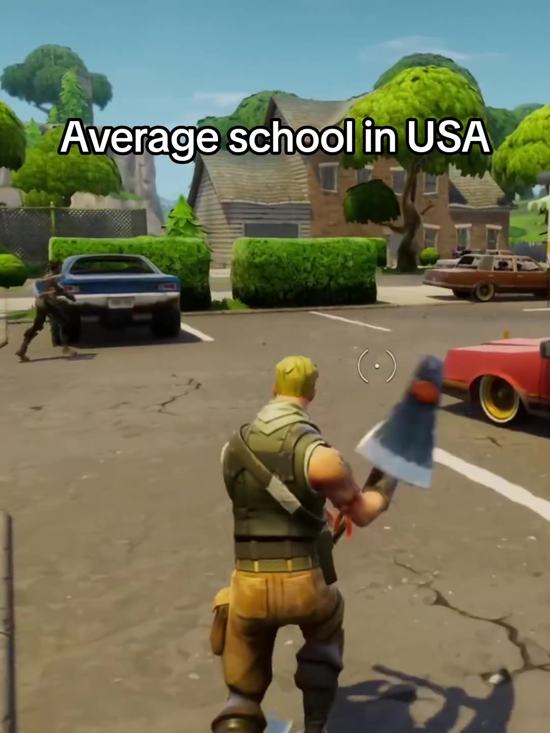 Average school in USA #meme #school #funny #chile #fyp