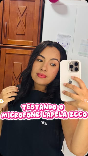 Unboxing completo pelo Microfone Lapela . Link no story e no destaque na bio 💕