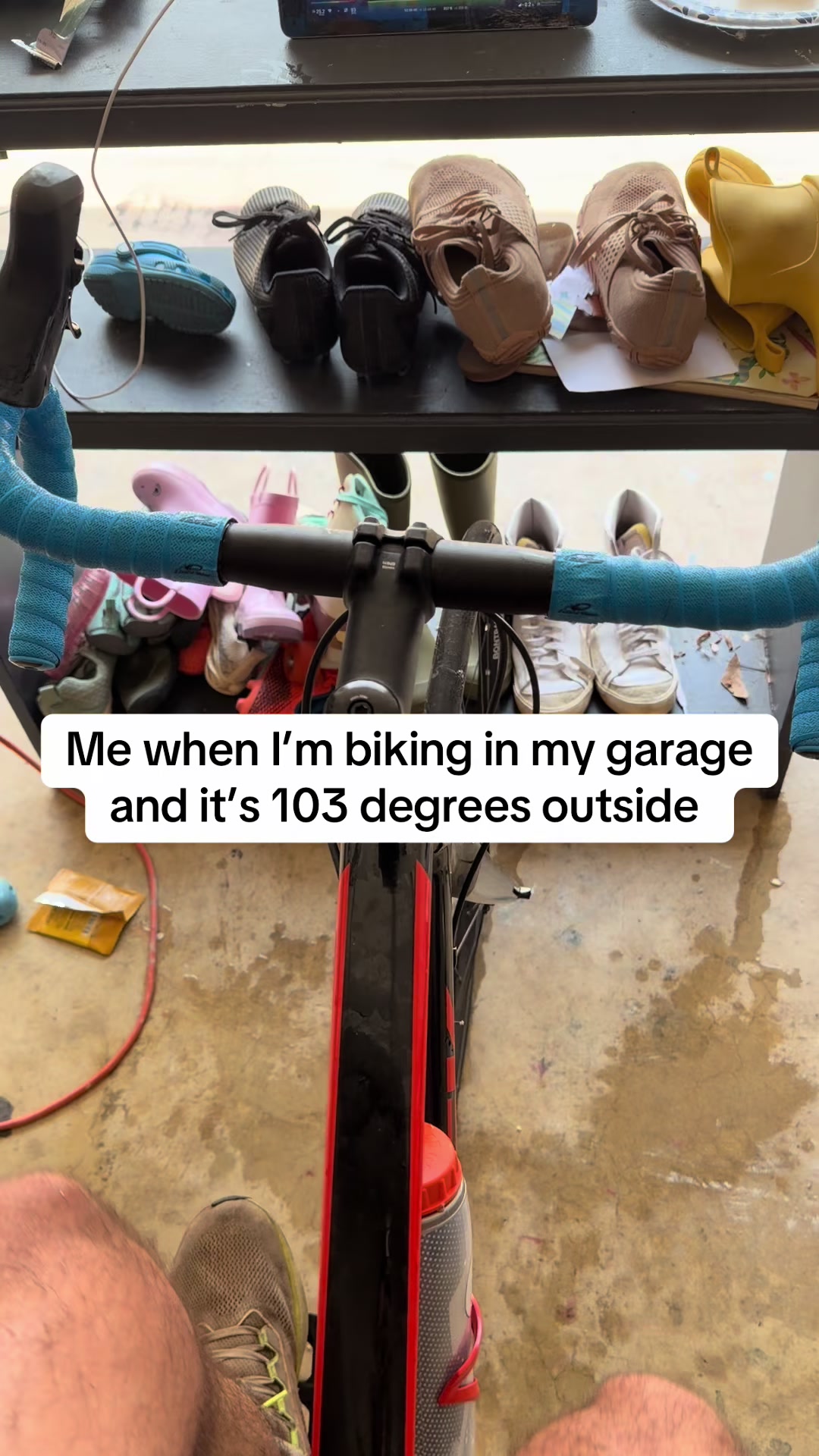 Holy moly it’s a hot 4th 🥵 #rouvy #roadcycling #workout