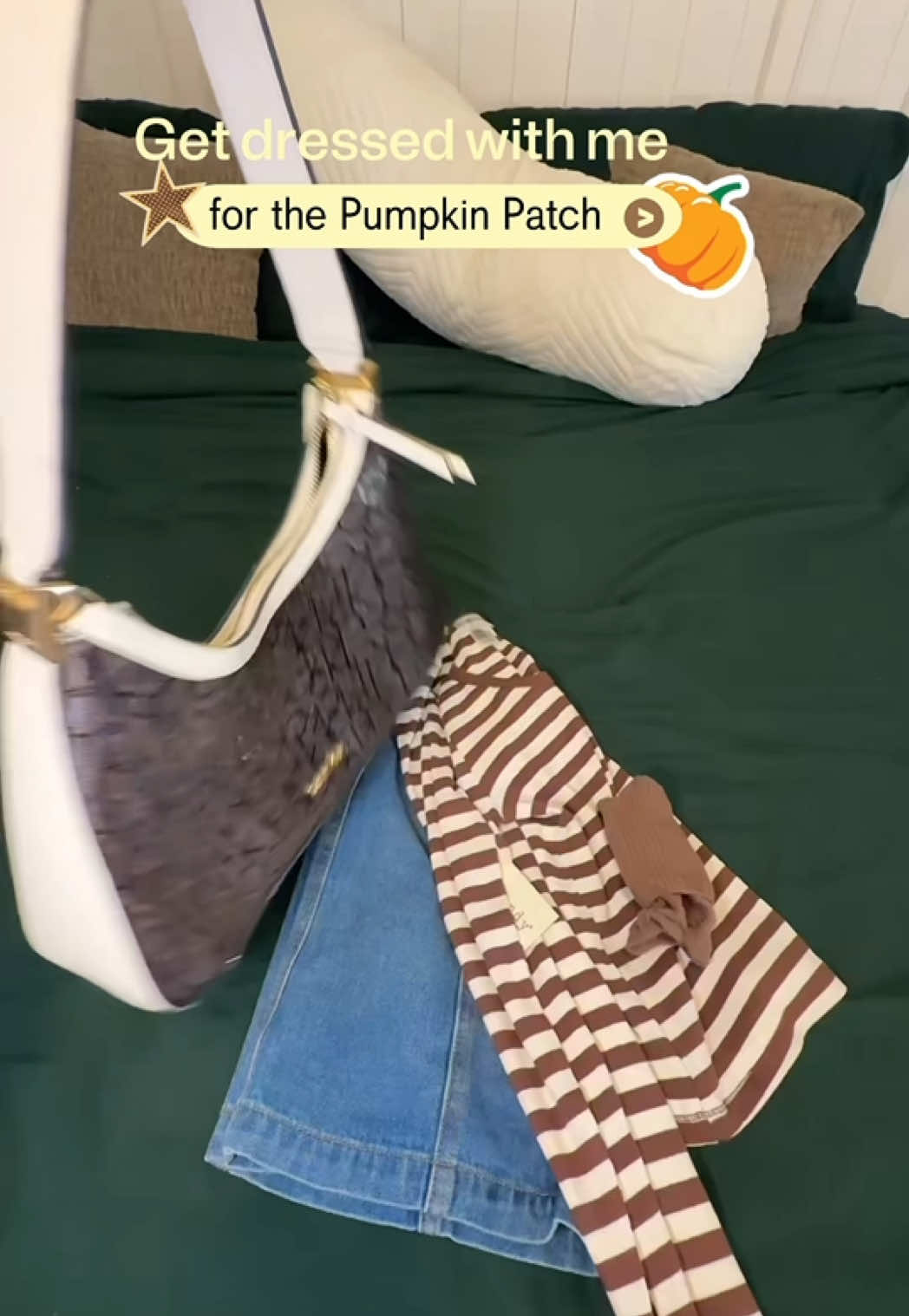 Pumpkin patch outfit 🎃🍂 #october #pumpkinseason #pumpkinpatch #getdresswithme #getreadywithme