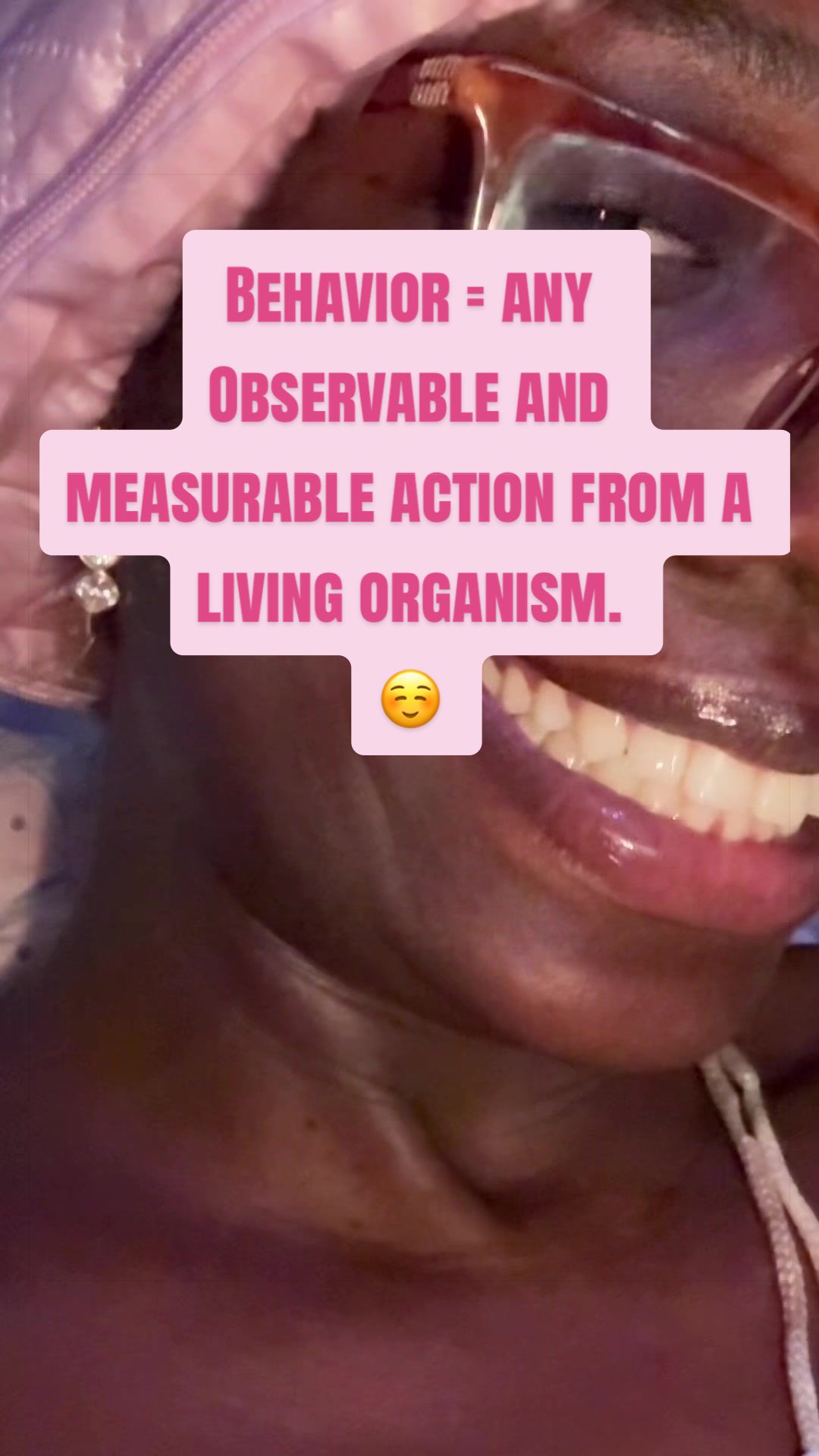 A behavior that has a medical, mental, sensory,emotional, social influence is still a behavior. Collaborate yall it’s...