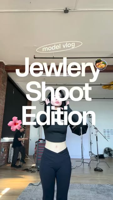 hello! come with me to model for a jewelry brand! today I’m shooting for @ordinary_luck I had such a fun time modelli...