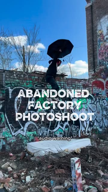 ABANDONED FACTORY PHOTOSHOOT 🏚️⬇️ Come join me for a photoshoot at an abandoned factory in Toronto! We climbed a fen...