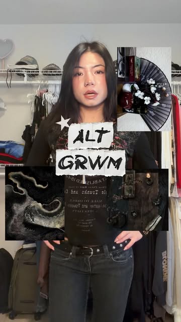 GRWM: Alternative Edition 🗝️🕯️| Part 4 Get Dressed with me to go out! I was feeling a much more simple outfit today...