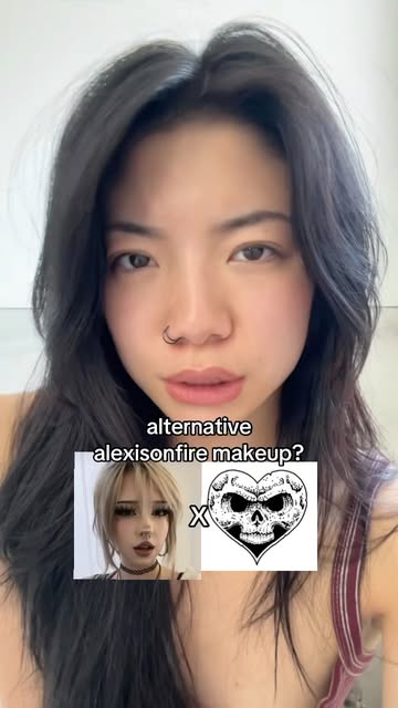 alternative x alexisonfire makeup loading… #makeuplook #alternativestyle #alexisonfire #makeuptrend #transition [alex...