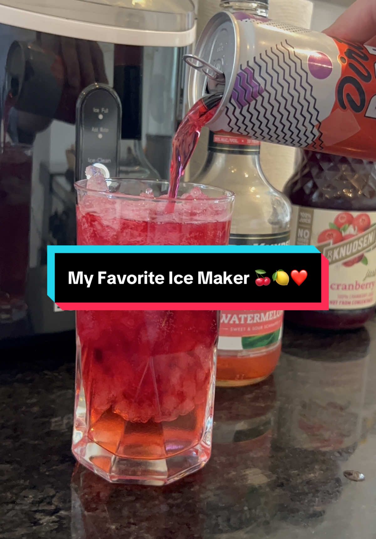 This Ice Maker Has Been A Summer Game Changer! ☀️🍉🌸🍒 • • • • • • • • • #ad #tiktokshop #ice #icemaker #nuggetice #...