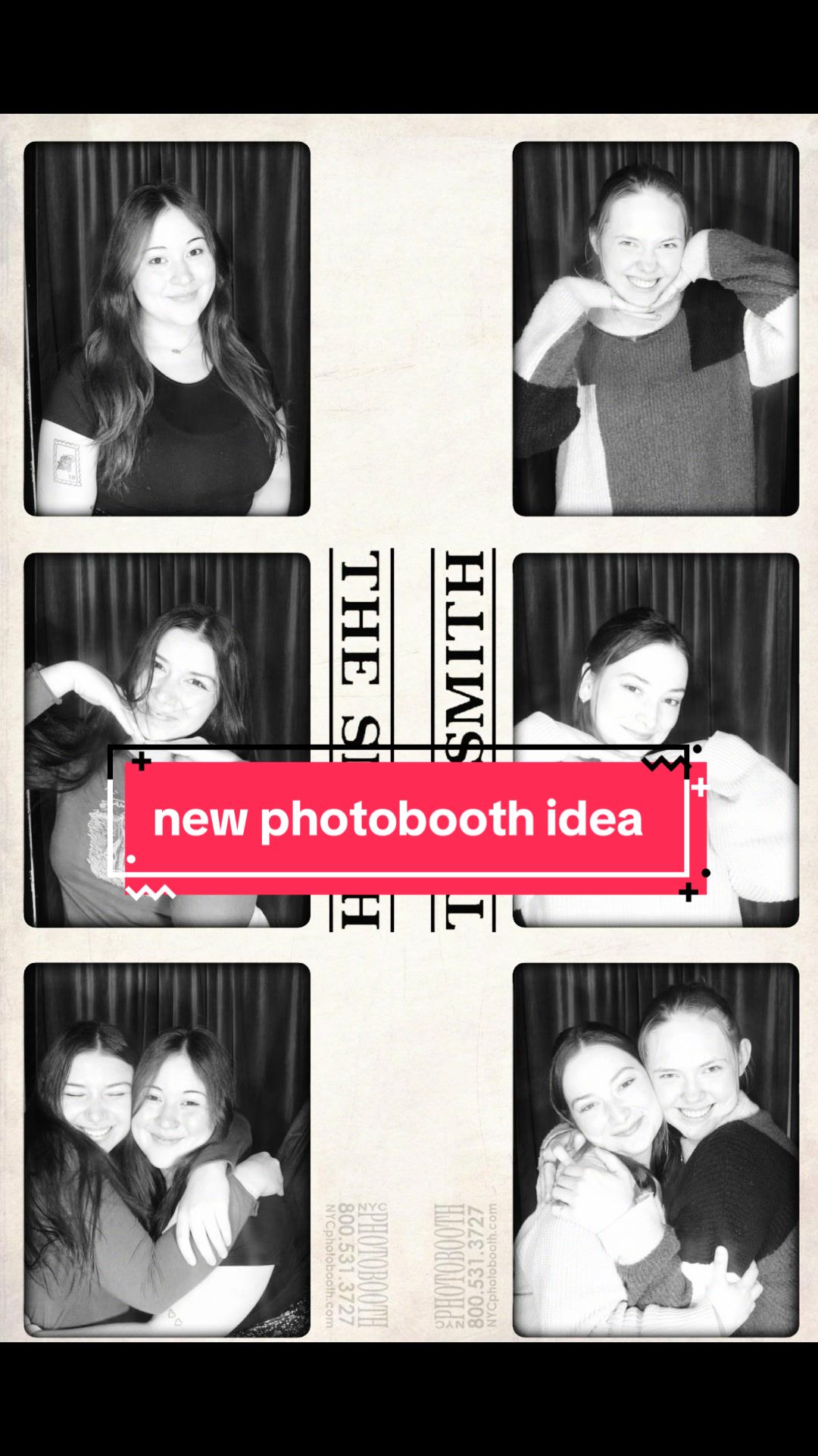 thabks for the idea @sarah 💗 #thesmith #nyc #bestfriends #relateable #photobooth @The Smith NYC #fyp #foryou