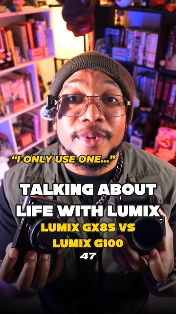 Day 49: A $400 mistake started my lumix collection, but it’s not the camera I film with anymore.. The Lumix GX85 is a...