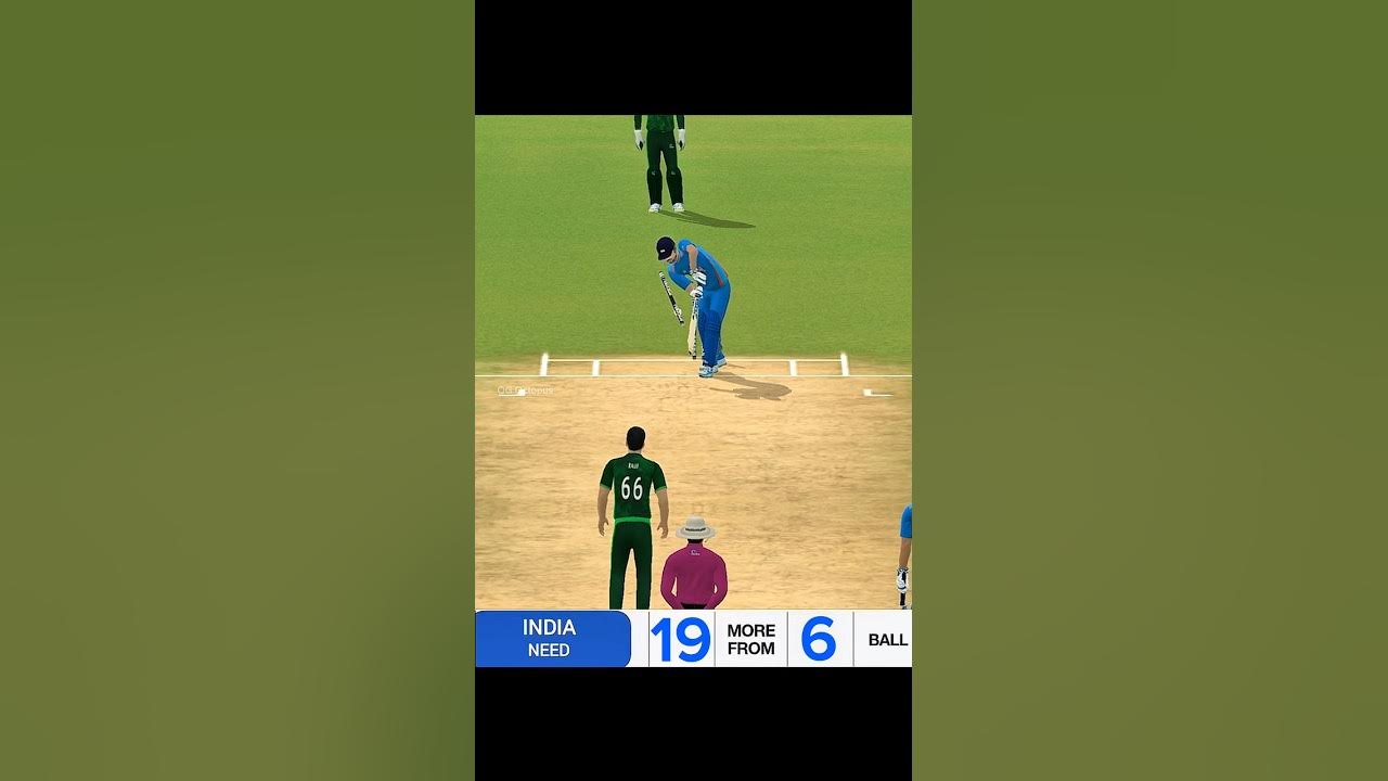 India vs Pakistan Super Over🔥🔥 #shorts #youtubeshorts #indiavspakistan #realcricket24 real cricket 24, real cricket...
