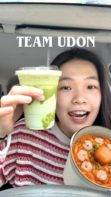 I can hear my dad saying: "Woi, why eat so loud?" :but pa...... it's too good 🥹 🌶️🦀🍜🦐 + 🍵 🍜📍Team Udon #lunch...