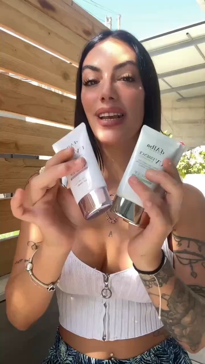 Probando los productos de D’Alba