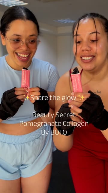 Share the glow with your loved ones after your gym routine ✨ A perfect blend of low molecular fish collagen for bette...