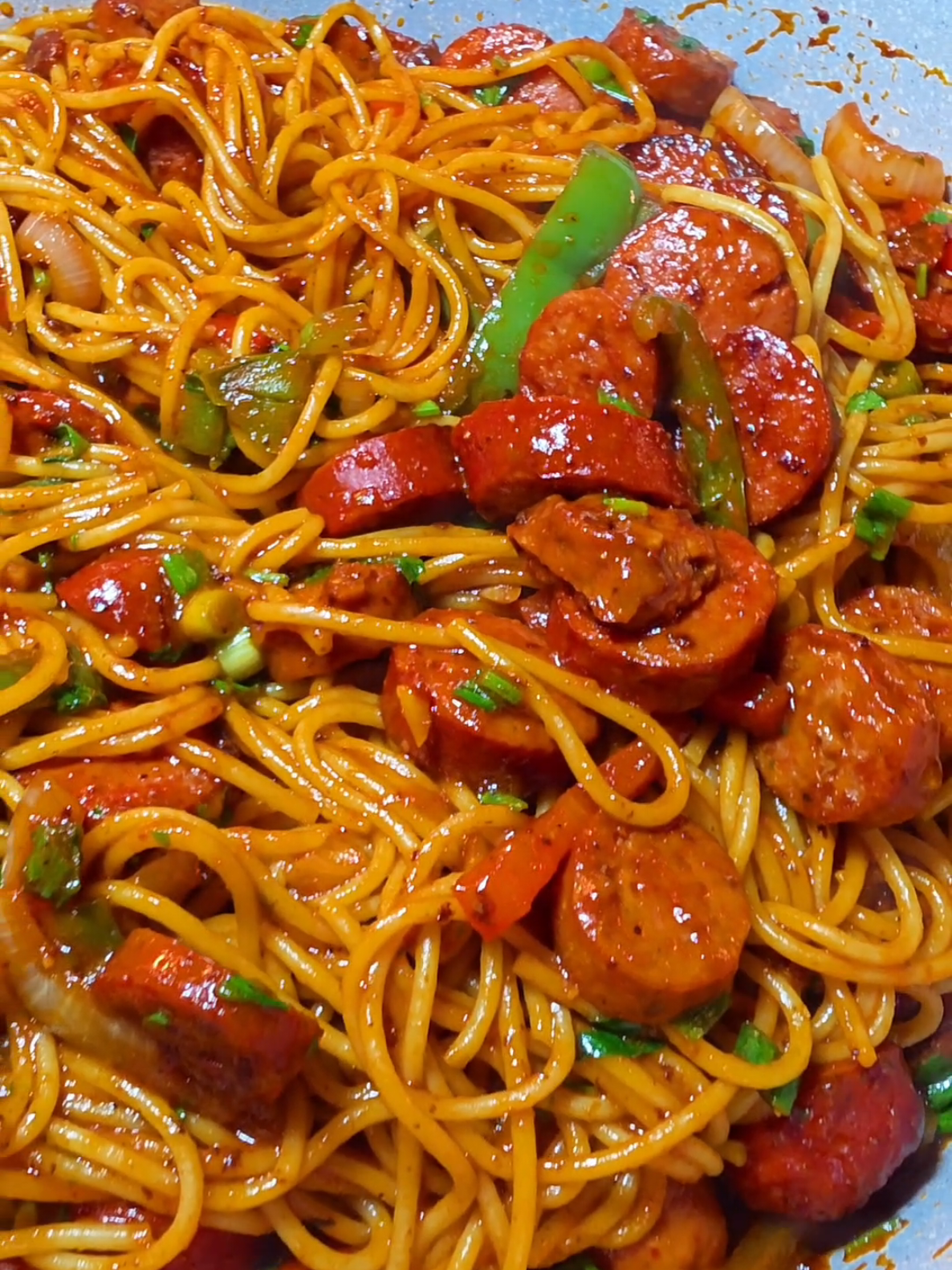 🇭🇹 Haitian spaghetti recipe #Haitianspaghetti #tiktokfood #cooking #caribbeanfood Ingredients; 1 pack spaghetti boi...