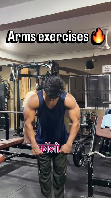 Arms exercises 🔥 . . . . #armsexercise #fitness #bodybuilding
